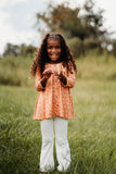 Childhood Tunic Top: Fall Feathers