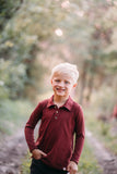 Basics Collared Shirt: Baked Apple
