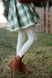 Library Set & Leggings: Green Buffalo Check