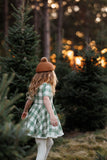 Library Set & Leggings: Green Buffalo Check