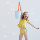 Tie-strap Tankini Set: Sunny Storm