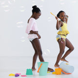 Tie-strap Tankini Set: Sunny Storm