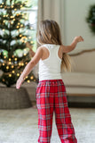 Joseph Unisex Holiday Lounge Pants // Plaid Stars