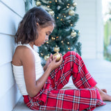 Joseph Unisex Holiday Lounge Pants // Plaid Stars