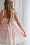 Mae Sundress: Crochet Pink