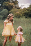 Tunic Set Princess: Aurora Pink, Ella Blue, or Belle Yellow