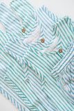 Bubble/Jon Jon: Blue or Green Coastal Stripe