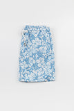 Adult Modern Prep Shorts: Blue Hawaiian Floral