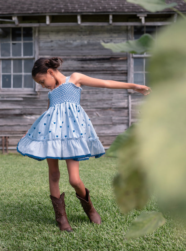 Hearts of Blue Tunic Sets and Dresses