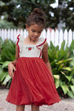 Poinsettia Dress: Warm Berry