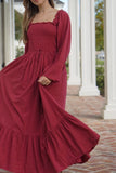 Bella Maxi: Mulberry Red