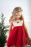 Poinsettia Dress: Warm Berry