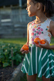 Modest Crop and Skirt Set: Fruit Punch Floral