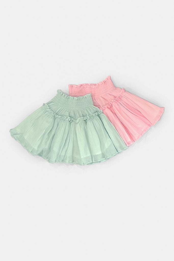 Solid Skirt: Cotton Candy or Seaside