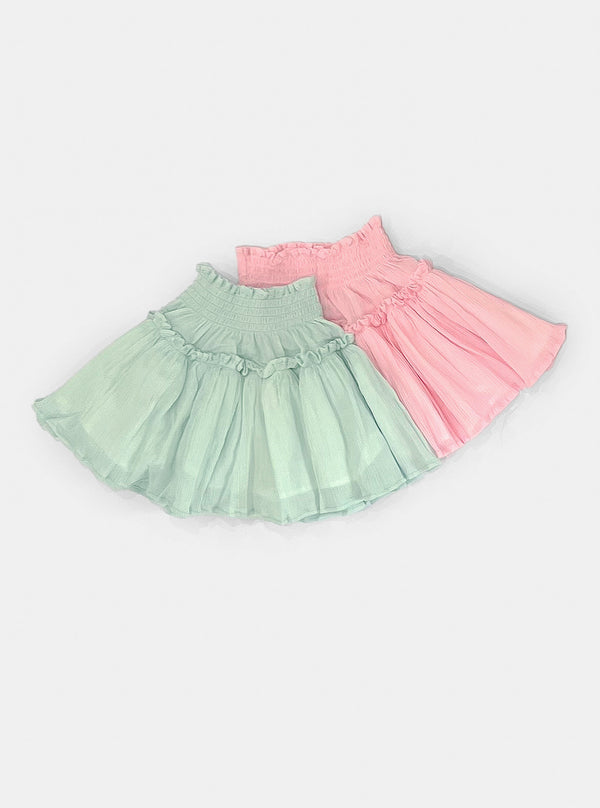 Solid Skirt: Cotton Candy or Seaside