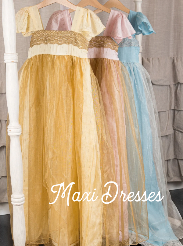 Maxi Princess: Aurora Pink, Ella Blue, or Belle Yellow